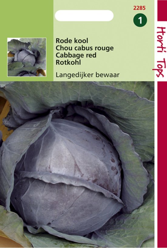 Rode kool Langedijker Bewaar (Brassica oleracea) 600 zaden HT